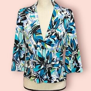 3/$10 Notations Blazer MP Floral Jacket Fully Lined